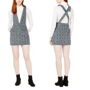 T.D.C.  Leopard Print Corduroy Overall Dress. S